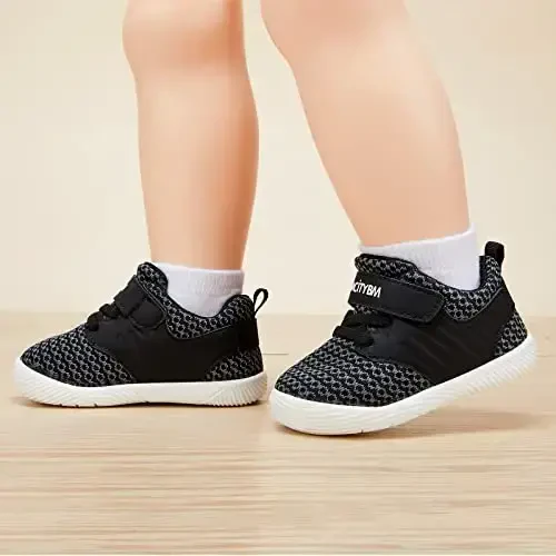 BMCiTYBM Baby Boy Girl Shoes Breathable Mesh Walking Shoes Lightweight Non-Slip Sneakers Infant First Walkers 6 9 12 18 24 Month - 2