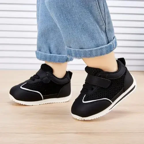 BMCiTYBM Baby Boy Girl Shoes Breathable Mesh Walking Shoes Lightweight Non-Slip Sneakers Infant First Walkers 6 9 12 18 24 Month - BMCITYBM (1)