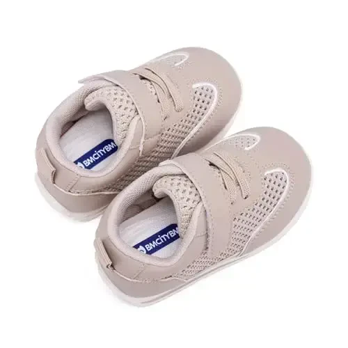 BMCiTYBM Baby Boy Girl Shoes Breathable Mesh Walking Shoes Lightweight Non-Slip Sneakers Infant First Walkers 6 9 12 18 24 Month - 4