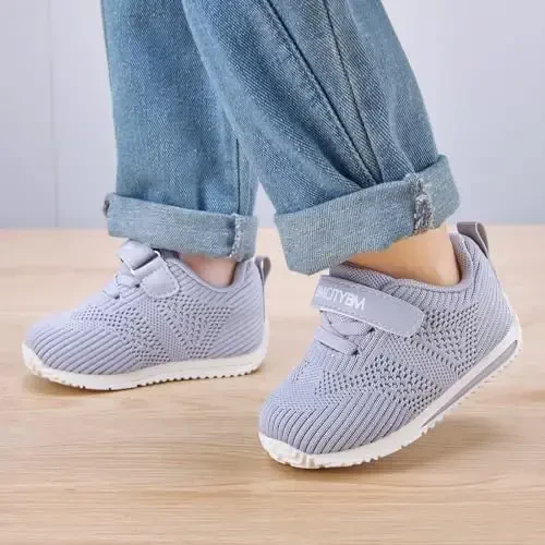 BMCiTYBM Baby Boy Girl Shoes Breathable Mesh Walking Shoes Lightweight Non-Slip Sneakers Infant First Walkers 6 9 12 18 24 Month - 2