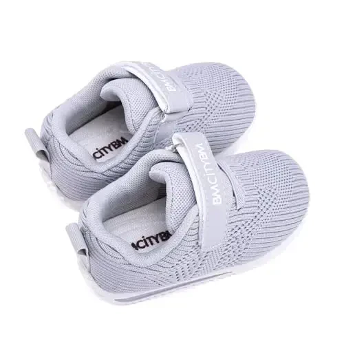 BMCiTYBM Baby Boy Girl Shoes Breathable Mesh Walking Shoes Lightweight Non-Slip Sneakers Infant First Walkers 6 9 12 18 24 Month - 5