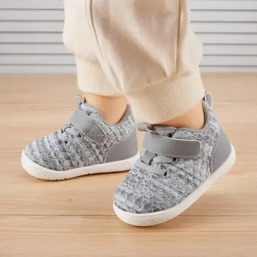 BMCiTYBM Baby Boy Girl Shoes Breathable Mesh Walking Shoes Lightweight Non-Slip Sneakers Infant First Walkers 6 9 12 18 24 Month - 2