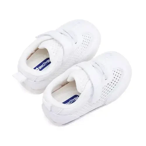 BMCiTYBM Baby Boy Girl Shoes Breathable Mesh Walking Shoes Lightweight Non-Slip Sneakers Infant First Walkers 6 9 12 18 24 Month - 4