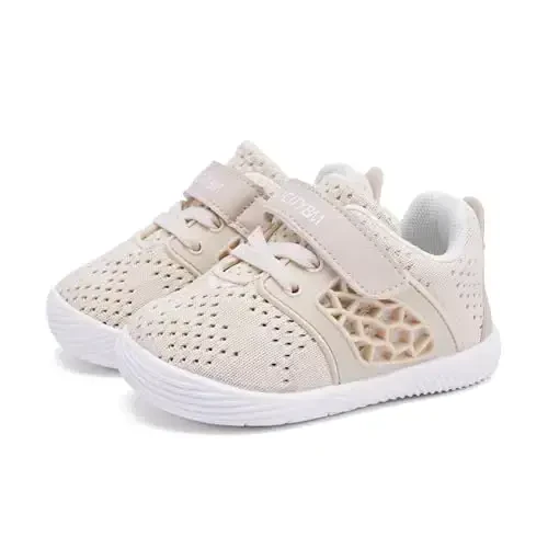BMCiTYBM Baby Boy Girl Shoes Breathable Mesh Walking Shoes Lightweight Non-Slip Sneakers Infant First Walkers 6 9 12 18 24 Month 