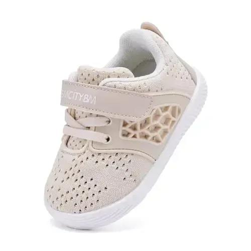 BMCiTYBM Baby Boy Girl Shoes Breathable Mesh Walking Shoes Lightweight Non-Slip Sneakers Infant First Walkers 6 9 12 18 24 Month - 3