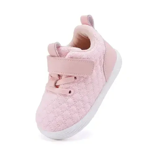 BMCiTYBM Baby Boy Girl Shoes Breathable Mesh Walking Shoes Lightweight Non-Slip Sneakers Infant First Walkers 6 9 12 18 24 Month - BMCITYBM
