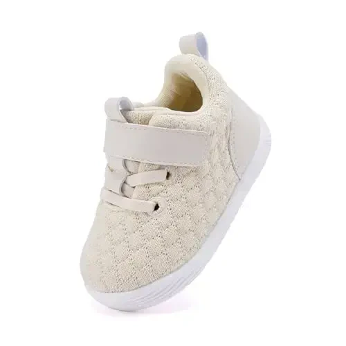 BMCiTYBM Baby Boy Girl Shoes Breathable Mesh Walking Shoes Lightweight Non-Slip Sneakers Infant First Walkers 6 9 12 18 24 Month - BMCITYBM