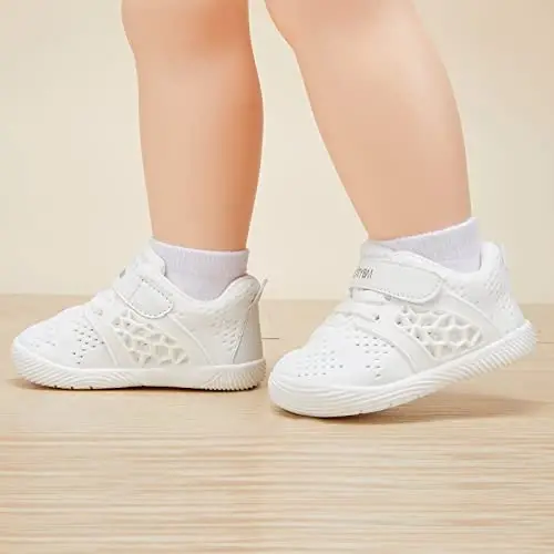 BMCiTYBM Baby Boy Girl Shoes Nafas oladigan Mesh Yugurish poyabzallari Engil Sirpanmaydigan Krossovkalar Chaqaloq Birinchi Yuruvchilar 6 9 12 18 24 Oy - BMCITYBM (1)