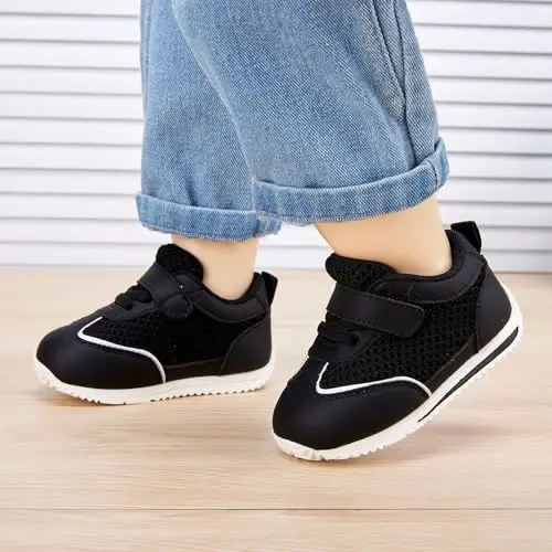 BMCiTYBM Baby Boy Girl Shoes Breathable Mesh Walking Shoes Lightweight Non-Slip Sneakers Infant First Walkers 6 9 12 18 24 Month - 2