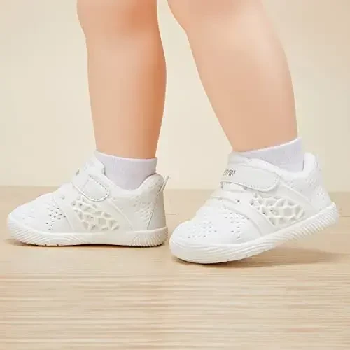 BMCiTYBM Baby Boy Girl Shoes Nafas oladigan Mesh Yurish poyafzallari Engil sirpanmaydigan krossovkalar Go'dak Birinchi Yuruvchilar 6 9 12 18 24 Oy - BMCITYBM (1)