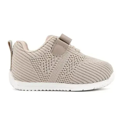 BMCiTYBM Baby Boy Girl Shoes Nafas oladigan to'rli yurish poyafzallari Engil sirpanmaydigan krossovkalar Chaqaloq birinchi qadam qo'yuvchilar 6 9 12 18 24 oy - 4