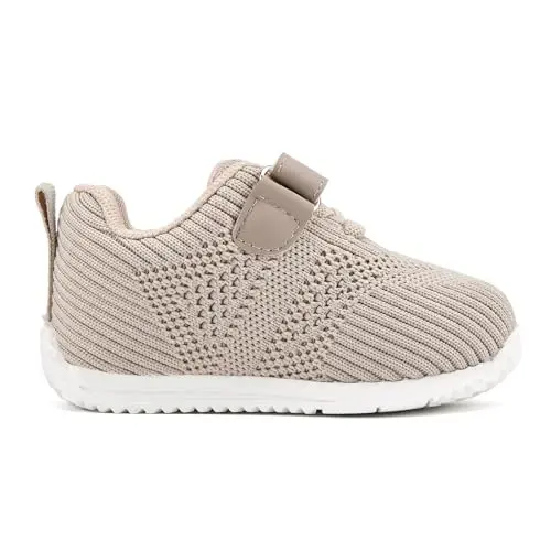 BMCiTYBM Baby Boy Girl Shoes Nafas oladigan to'rli yurish poyafzallari Engil sirpanmaydigan krossovkalar Chaqaloq birinchi qadam qo'yuvchilar 6 9 12 18 24 oy - 4