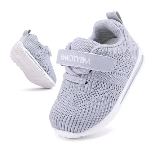 BMCiTYBM Baby Boy Girl Shoes Breathable Mesh Walking Shoes Lightweight Non-Slip Sneakers Infant First Walkers 6 9 12 18 24 Month - 3