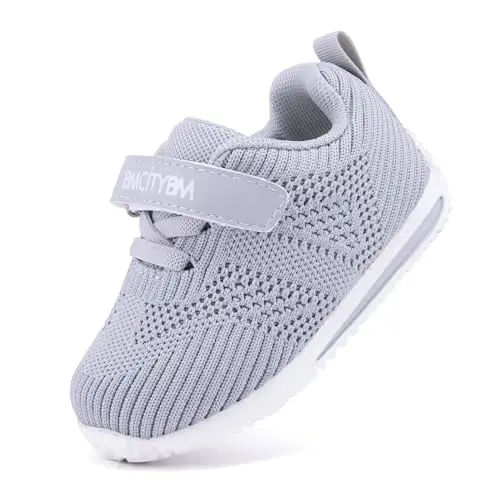 BMCiTYBM Baby Boy Girl Shoes Breathable Mesh Walking Shoes Lightweight Non-Slip Sneakers Infant First Walkers 6 9 12 18 24 Month - BMCITYBM