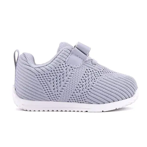 BMCiTYBM Baby Boy Girl Shoes Breathable Mesh Walking Shoes Lightweight Non-Slip Sneakers Infant First Walkers 6 9 12 18 24 Month - 4