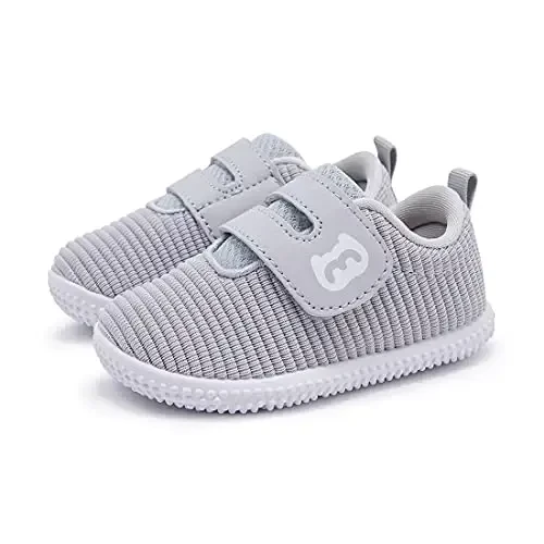 BMCiTYBM Baby Shoes Boy Girl Infant Sneakers Non-Slip First Walkers 6 9 12 18 24 Months - 1