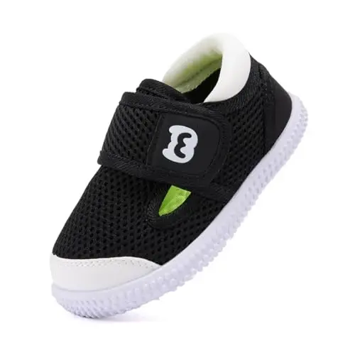 BMCiTYBM Baby Shoes Boy Girl Infant Sneakers Non-Slip First Walkers 6 9 12 18 24 Months - 4
