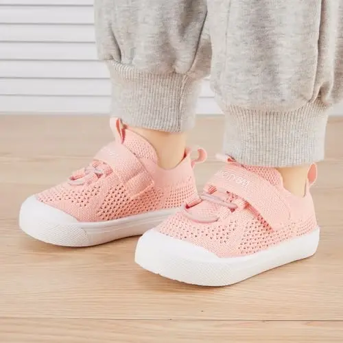 BMCiTYBM Baby Shoes Boy Girl Infant Sneakers Non-Slip First Walkers 6 9 12 18 24 Months - 2