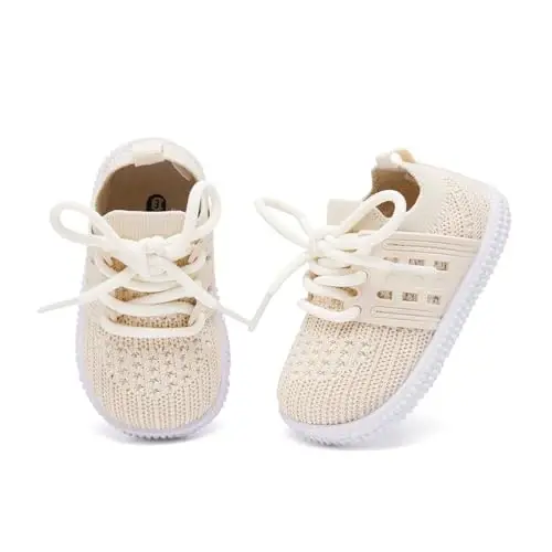 BMCiTYBM Baby Shoes Boy Girl Infant Sneakers Non-Slip First Walkers 6 9 12 18 24 Months - 5