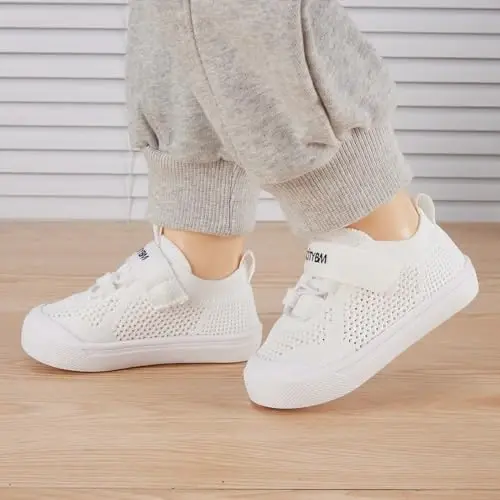 BMCiTYBM Baby Shoes Boy Girl Infant Sneakers Non-Slip First Walkers 6 9 12 18 24 Months - 2