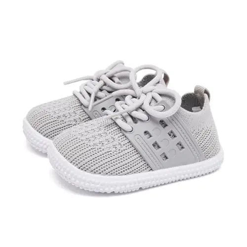 BMCiTYBM Baby Shoes Boy Girl Infant Sneakers Non-Slip First Walkers 6 9 12 18 24 Months - 1