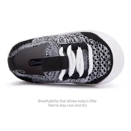 BMCiTYBM Baby Shoes Boy Girl Infant Sneakers Non-Slip First Walkers 6 9 12 18 24 Months - 3