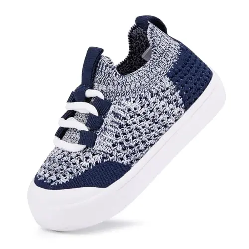 BMCiTYBM Baby Shoes Boy Girl Infant Sneakers Non-Slip First Walkers 6 9 12 18 24 Months - 1