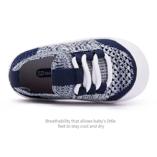 BMCiTYBM Baby Shoes Boy Girl Infant Sneakers Non-Slip First Walkers 6 9 12 18 24 Months - 3