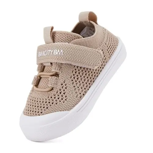 BMCiTYBM Baby Shoes Boy Girl Infant Sneakers Non-Slip First Walkers 6 9 12 18 24 Months - 1