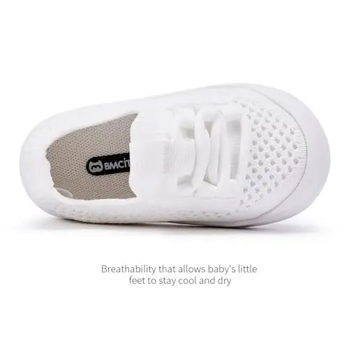 BMCiTYBM Baby Shoes Boy Girl Infant Sneakers Non-Slip First Walkers 6 9 12 18 24 Months - 3