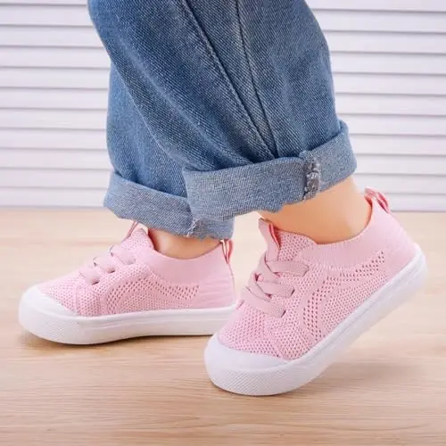 BMCiTYBM Baby Shoes Boy Girl Infant Sneakers Non-Slip First Walkers 6 9 12 18 24 Months - 2