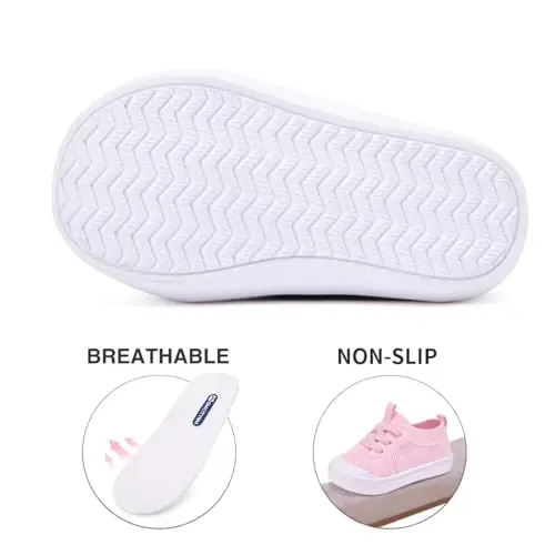 BMCiTYBM Baby Shoes Boy Girl Infant Sneakers Non-Slip First Walkers 6 9 12 18 24 Months - 5