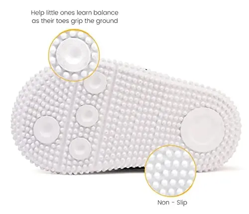 BMCiTYBM Baby Shoes Boy Girl Infant Sneakers Non-Slip First Walkers 6 9 12 18 24 Months - 6