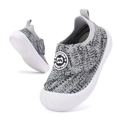 BMCiTYBM Baby Shoes Infant Boy Girl First Walker Shoes Toddler Walking Shoes Lightweight Non-Slip Sneakers for 6 9 12 18 24 Months - 3