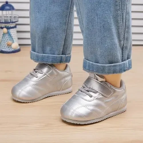 BMCiTYBM Baby Shoes Infant Boy Girl First Walker Shoes Toddler Walking Shoes Lightweight Non-Slip Sneakers for 6 9 12 18 24 Months - BMCITYBM (1)