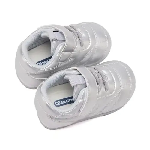 BMCiTYBM Baby Shoes Infant Boy Girl First Walker Shoes Toddler Walking Shoes Lightweight Non-Slip Sneakers for 6 9 12 18 24 Months - 4