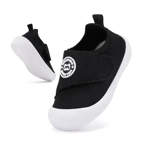 BMCiTYBM Baby Shoes Infant Boy Girl First Walker Shoes Toddler Walking Shoes Lightweight Non-Slip Sneakers for 6 9 12 18 24 Months - 3