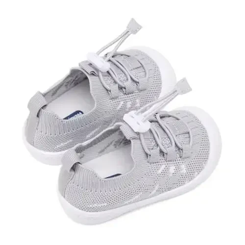 BMCiTYBM Baby Shoes Infant Boy Girl First Walker Shoes Toddler Walking Shoes Lightweight Non-Slip Sneakers for 6 9 12 18 24 Months - 5