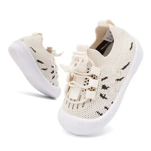 BMCiTYBM Baby Shoes Infant Boy Girl First Walker Shoes Toddler Walking Shoes Lightweight Non-Slip Sneakers for 6 9 12 18 24 Months - 4