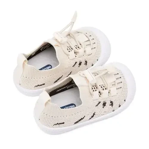 BMCiTYBM Baby Shoes Infant Boy Girl First Walker Shoes Toddler Walking Shoes Lightweight Non-Slip Sneakers for 6 9 12 18 24 Months - 5
