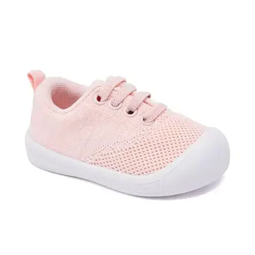 BMCiTYBM Baby Shoes Infant Boy Girl First Walker Shoes Toddler Walking Shoes Lightweight Non-Slip Sneakers for 6 9 12 18 24 Months - 1