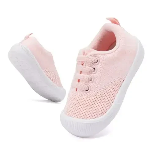 BMCiTYBM Baby Shoes Infant Boy Girl First Walker Shoes Toddler Walking Shoes Lightweight Non-Slip Sneakers for 6 9 12 18 24 Months - 5