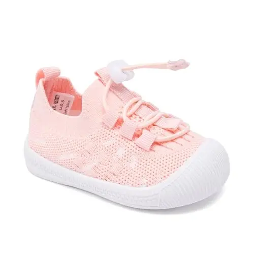 BMCiTYBM Baby Shoes Infant Boy Girl First Walker Shoes Toddler Walking Shoes Lightweight Non-Slip Sneakers for 6 9 12 18 24 Months - 1