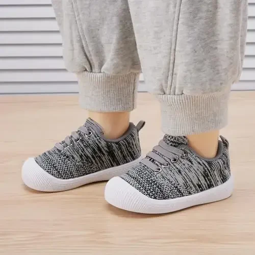 BMCiTYBM Baby Shoes Infant Boy Girl First Walker Shoes Toddler Walking Shoes Lightweight Non-Slip Sneakers for 6 9 12 18 24 Months - 2