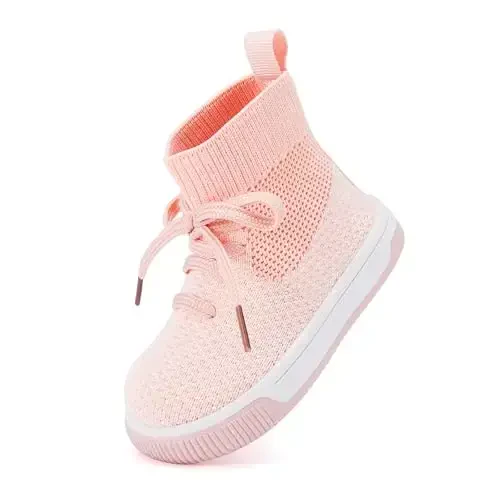 BMCiTYBM Baby Shoes Infant Boy Girl First Walker Shoes Toddler Walking Shoes Lightweight Non-Slip Sneakers for 6 9 12 18 24 Months - BMCITYBM