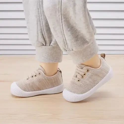BMCiTYBM Baby Shoes Infant Boy Girl First Walker Shoes Toddler Walking Shoes Lightweight Non-Slip Sneakers for 6 9 12 18 24 Months - 2