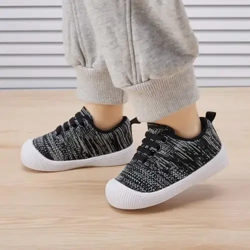 BMCiTYBM Baby Shoes Infant Boy Girl First Walker Shoes Toddler Walking Shoes Lightweight Non-Slip Sneakers for 6 9 12 18 24 Months - 2