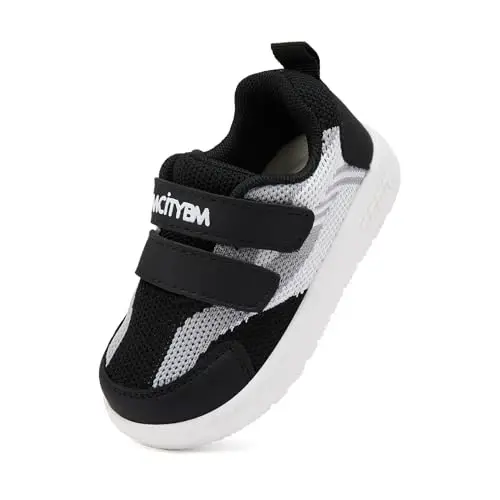 BMCiTYBM Baby Shoes Infant Boy Girl First Walking Shoes Toddler Lightweight Non-Slip Tennis Sneakers for 6 9 12 18 24 Months - 1