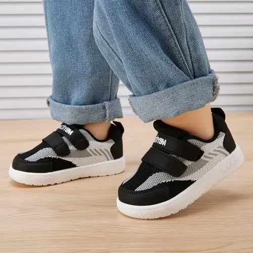 BMCiTYBM Baby Shoes Infant Boy Girl First Walking Shoes Toddler Lightweight Non-Slip Tennis Sneakers for 6 9 12 18 24 Months - 2