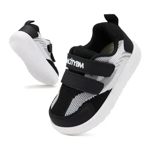 BMCiTYBM Baby Shoes Infant Boy Girl First Walking Shoes Toddler Lightweight Non-Slip Tennis Sneakers for 6 9 12 18 24 Months - 4